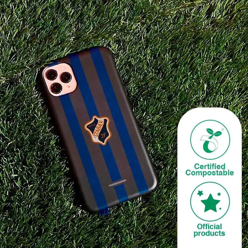 Stabæk Fotball Official Compostable Phone Case Design Full color crest + stripes - Image 48