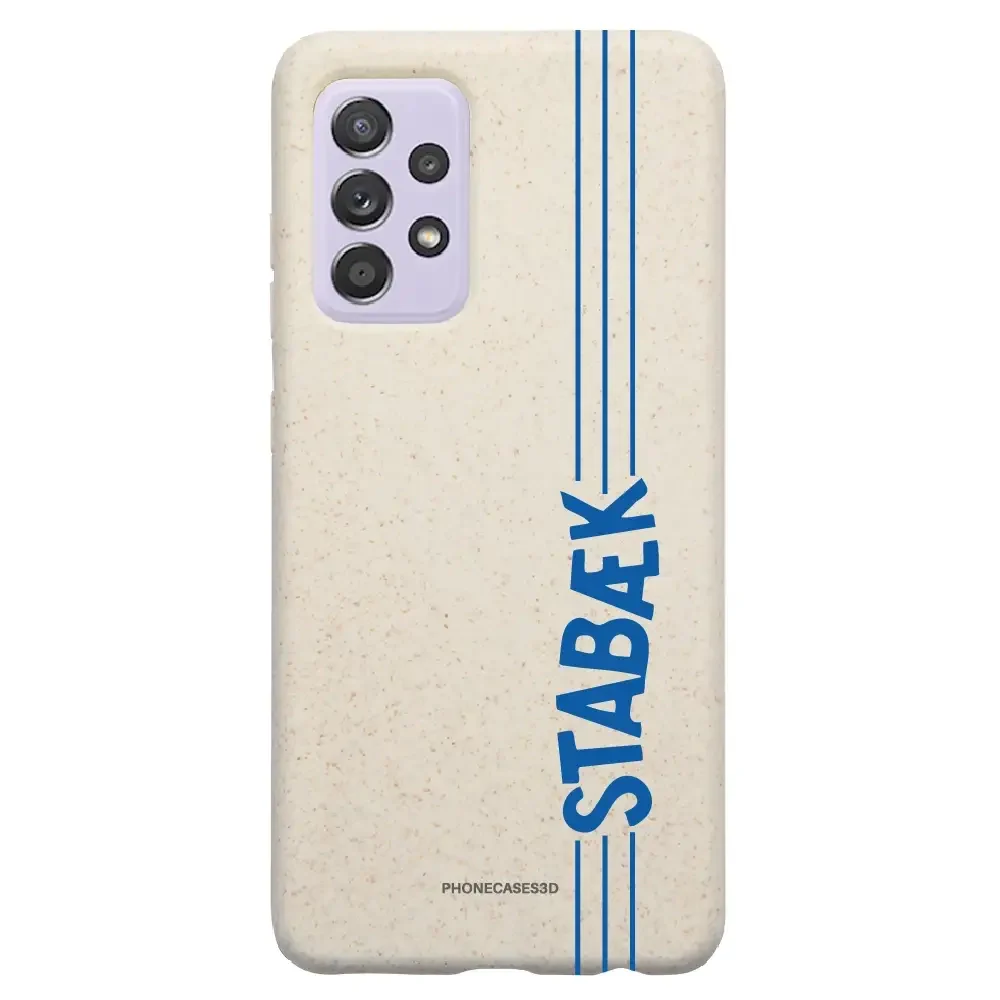 Stabæk Fotball Official Compostable Phone Case Design Lateral Blue Wordmark - Image 46