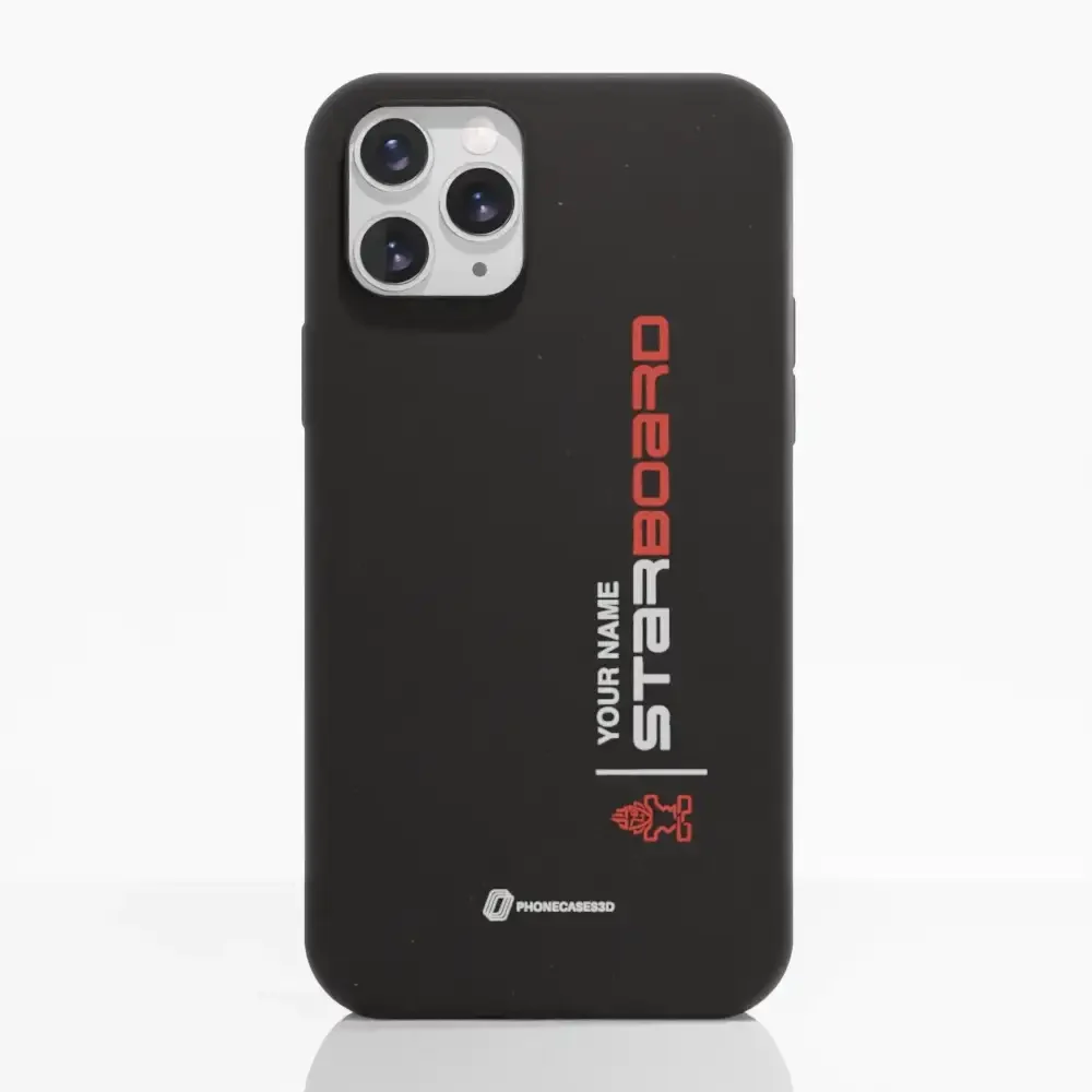 Starboard Official Compostable black Phone Case vertical - Image 2