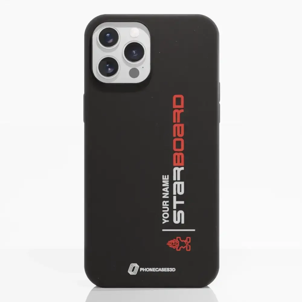 Starboard Official Compostable black Phone Case vertical - Image 6