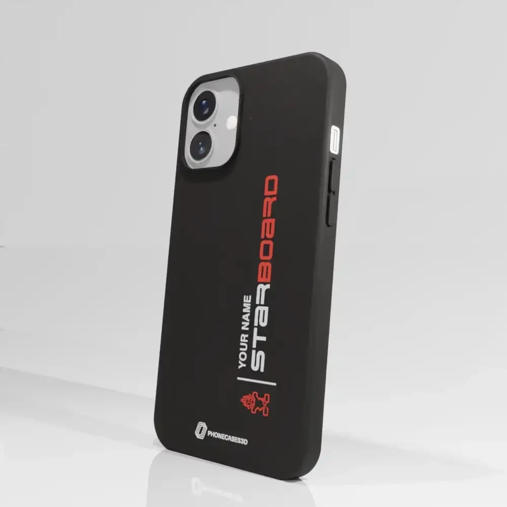 Starboard Official Compostable black Phone Case vertical - Image 64