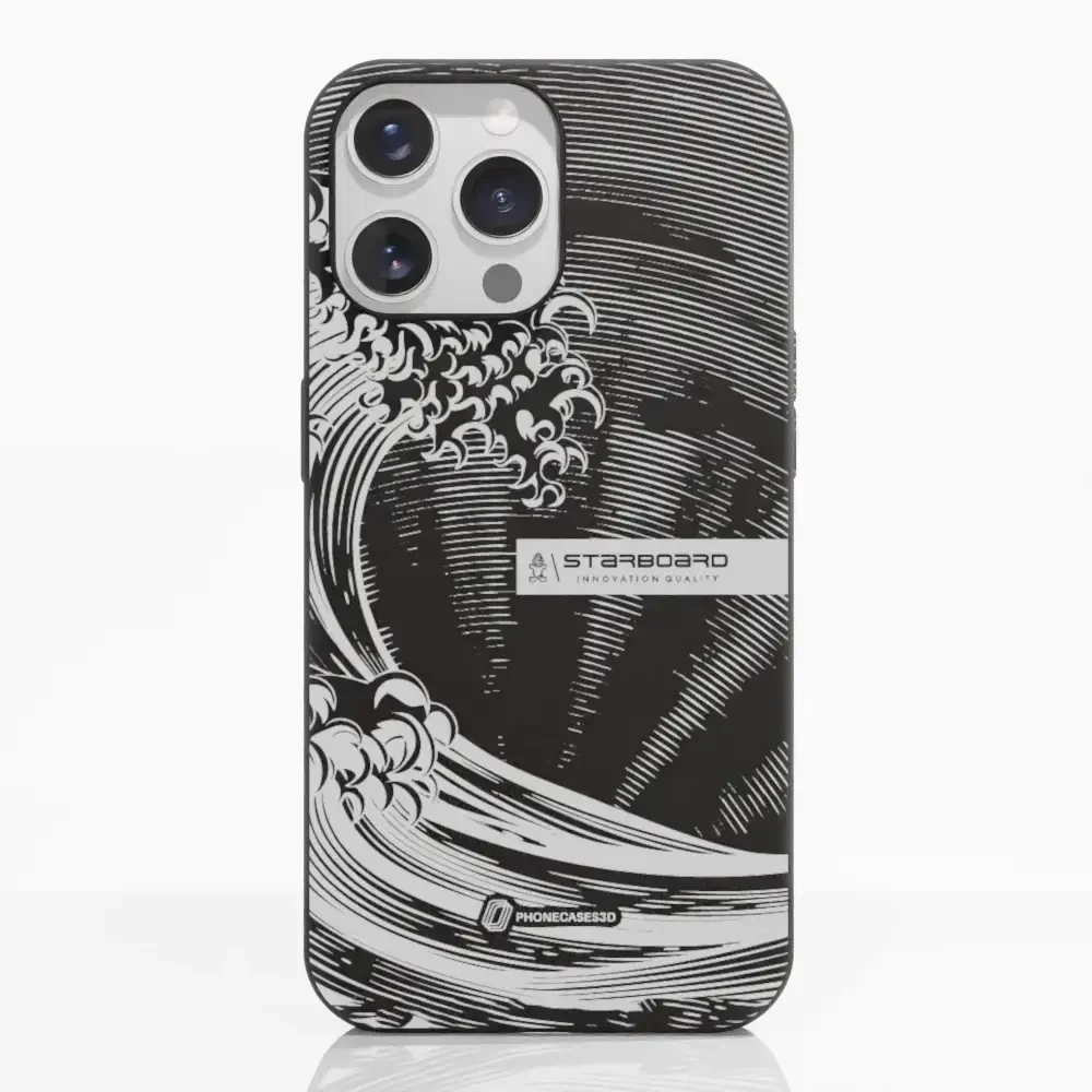 Starboard Official Compostable Phone Case white wave - Image 12