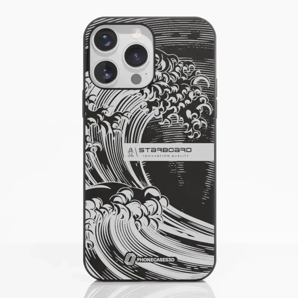Starboard Official Compostable Phone Case white wave - Image 13