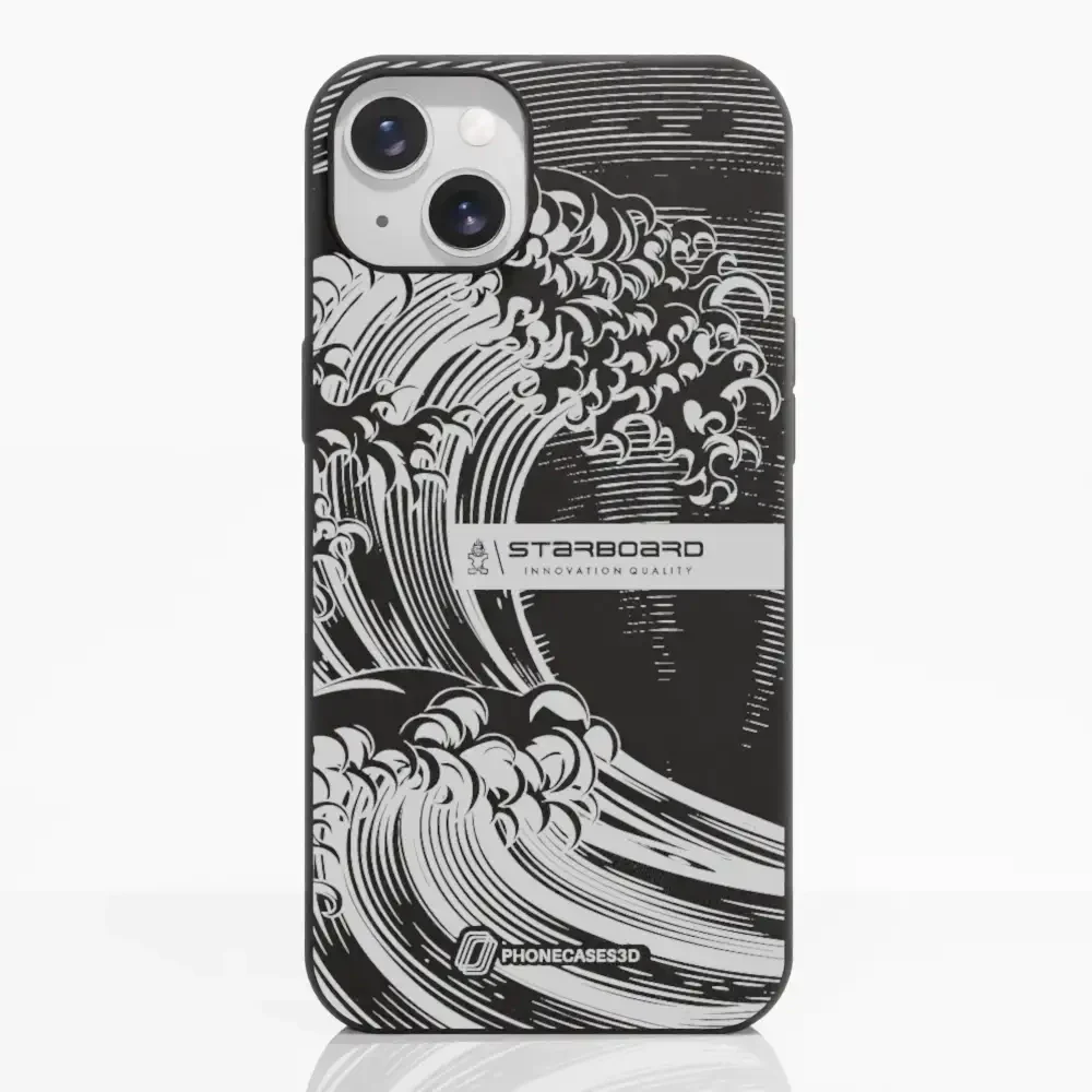 Starboard Official Compostable Phone Case white wave - Image 15