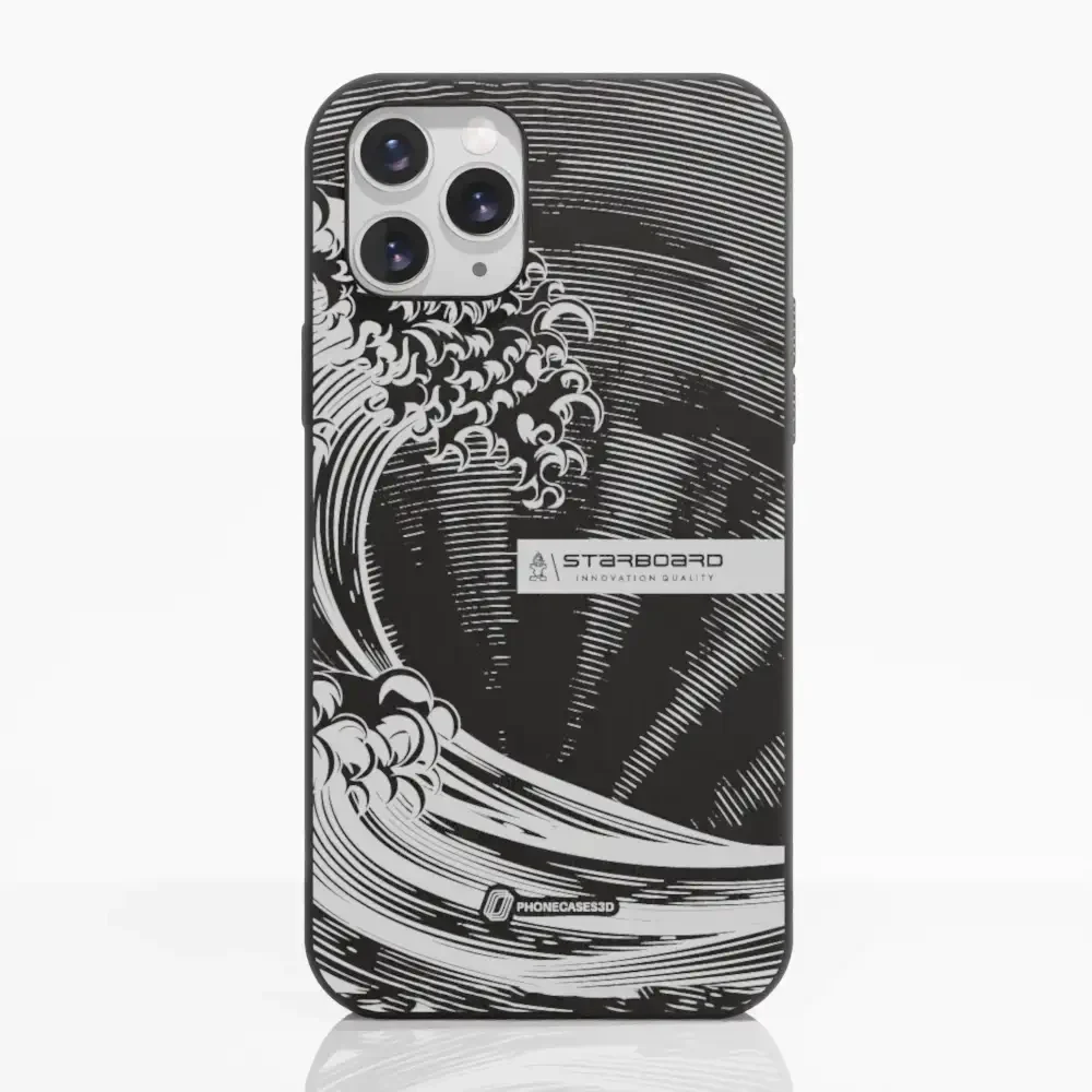 Starboard Official Compostable Phone Case white wave - Image 2
