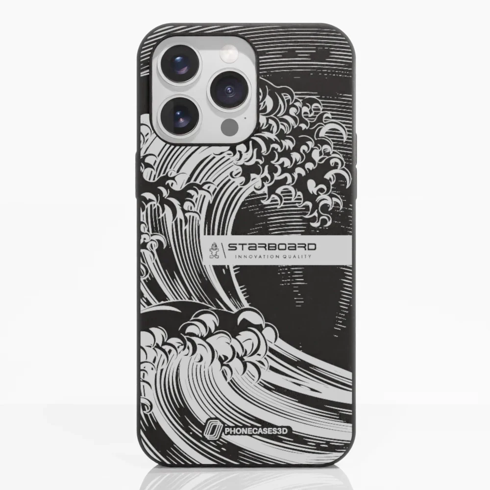 Starboard Official Compostable Phone Case white wave - Image 22
