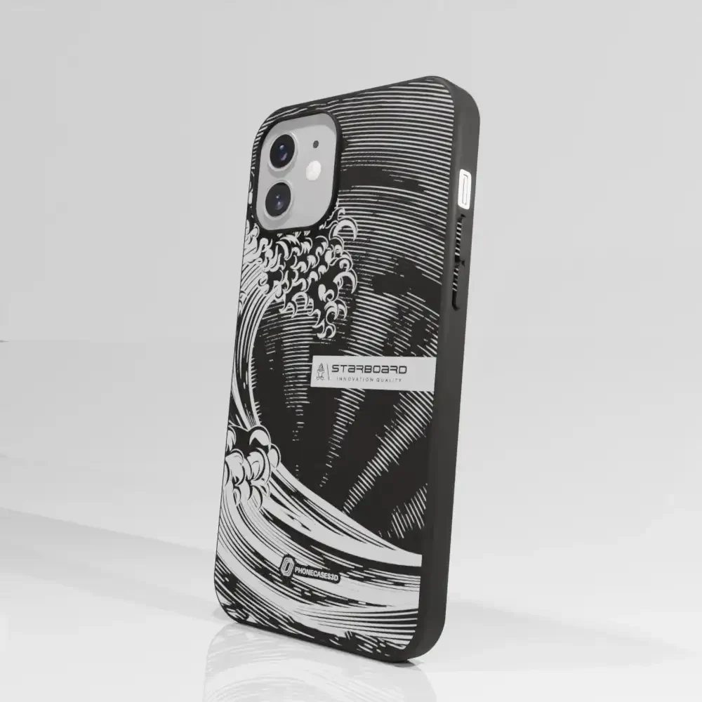 Starboard Official Compostable Phone Case white wave - Image 48