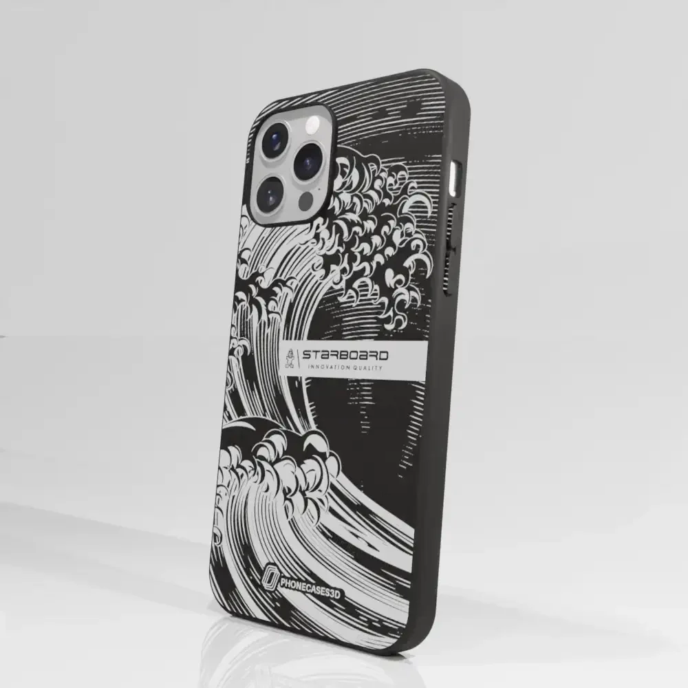Starboard Official Compostable Phone Case white wave - Image 50