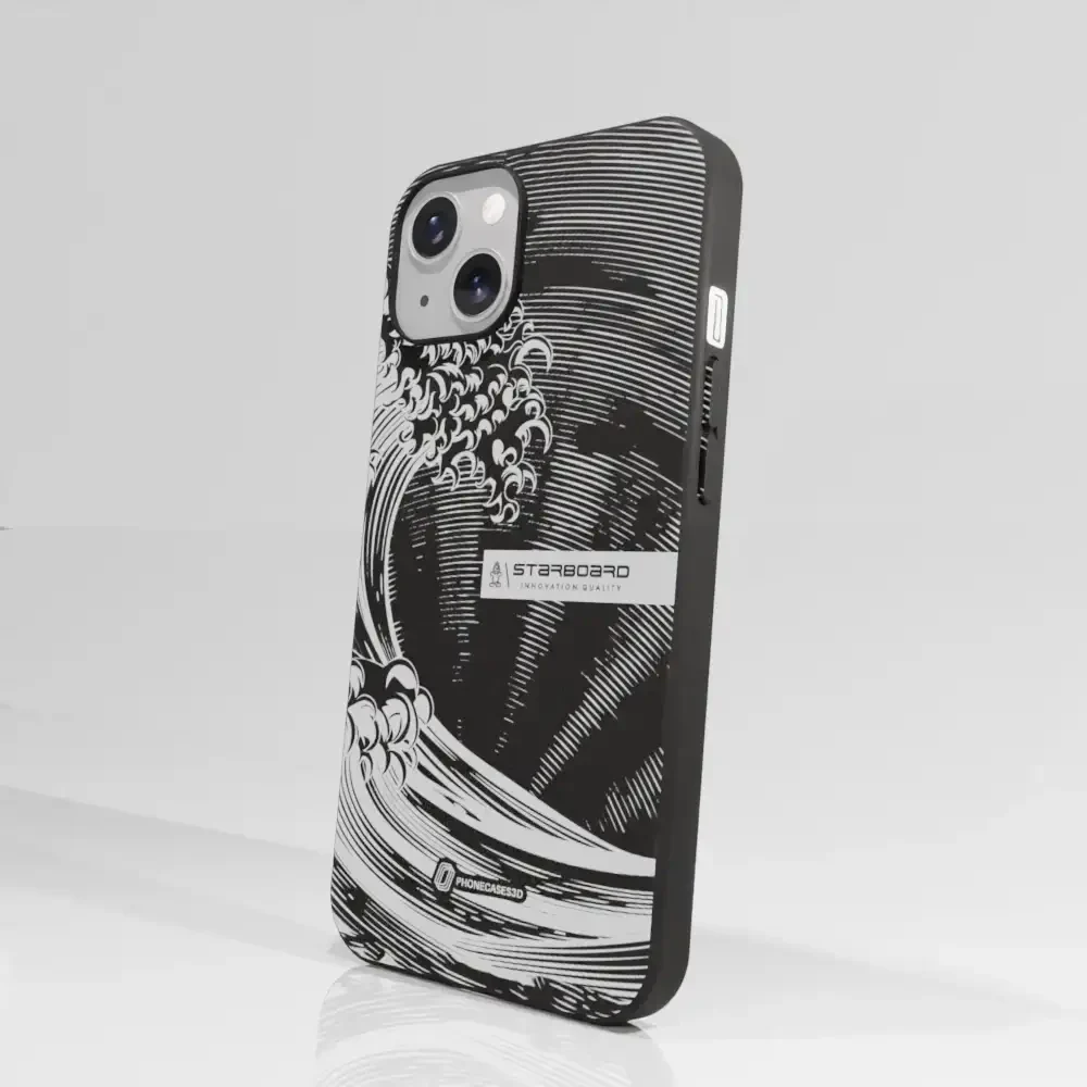 Starboard Official Compostable Phone Case white wave - Image 51