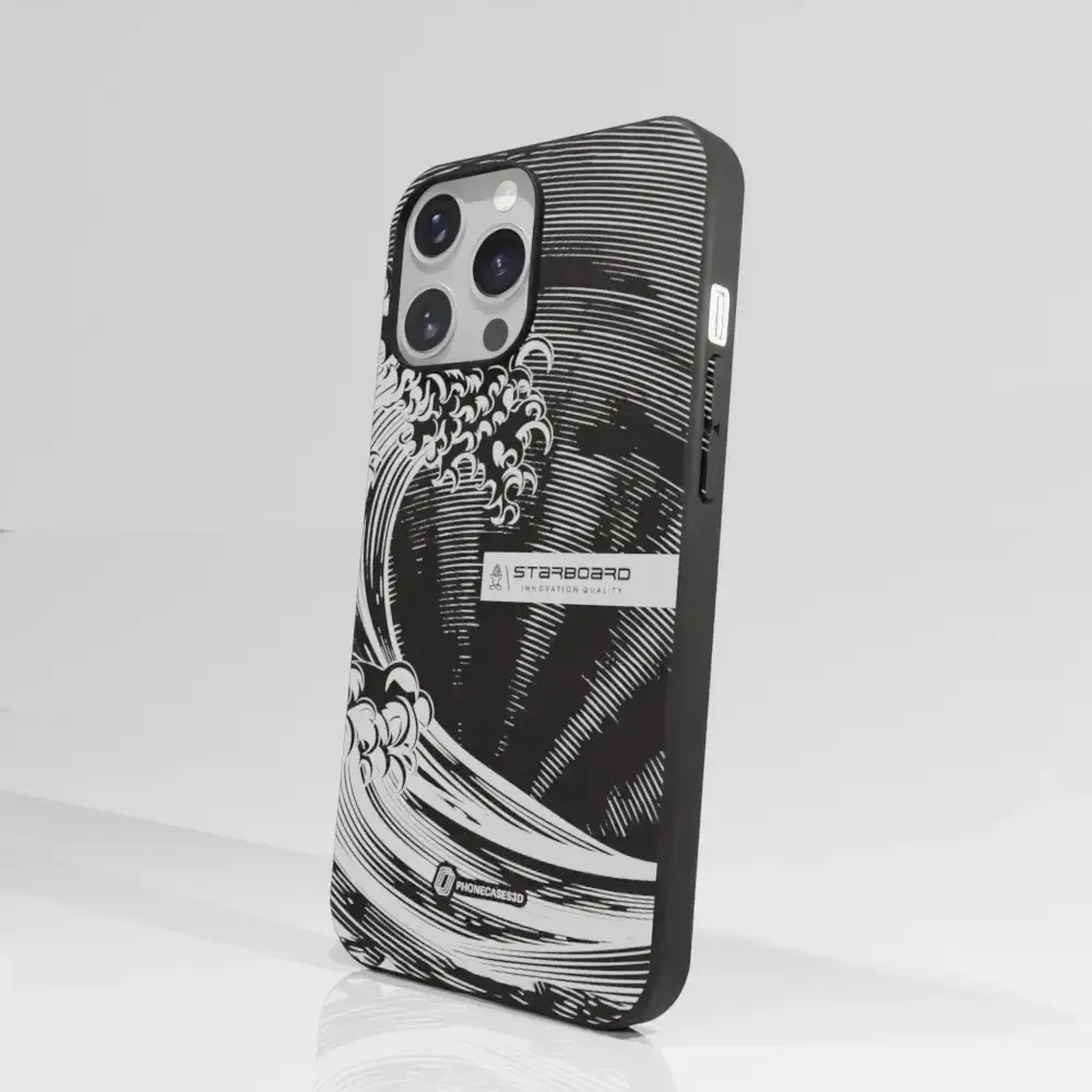 Starboard Official Compostable Phone Case white wave - Image 56
