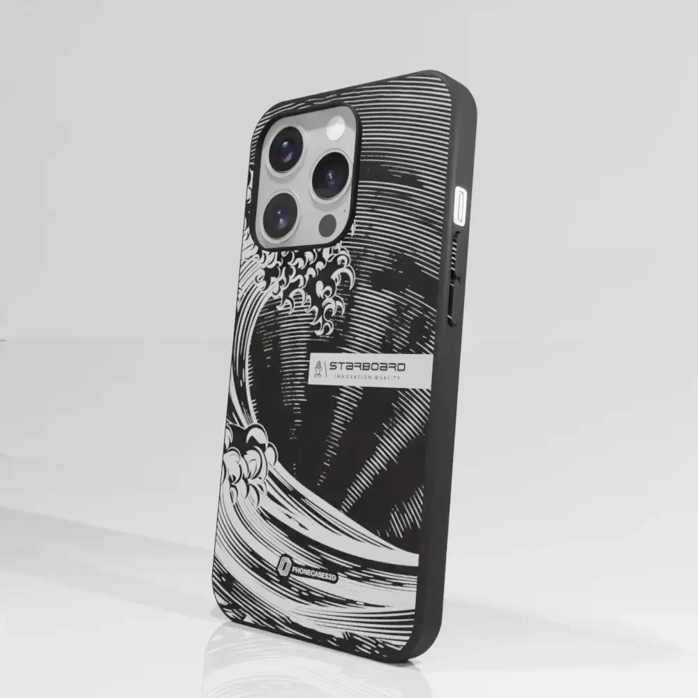 Starboard Official Compostable Phone Case white wave - Image 60