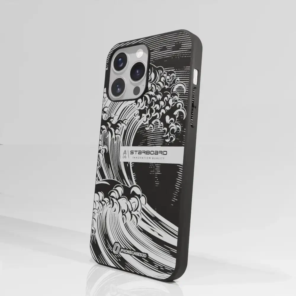 Starboard Official Compostable Phone Case white wave - Image 61