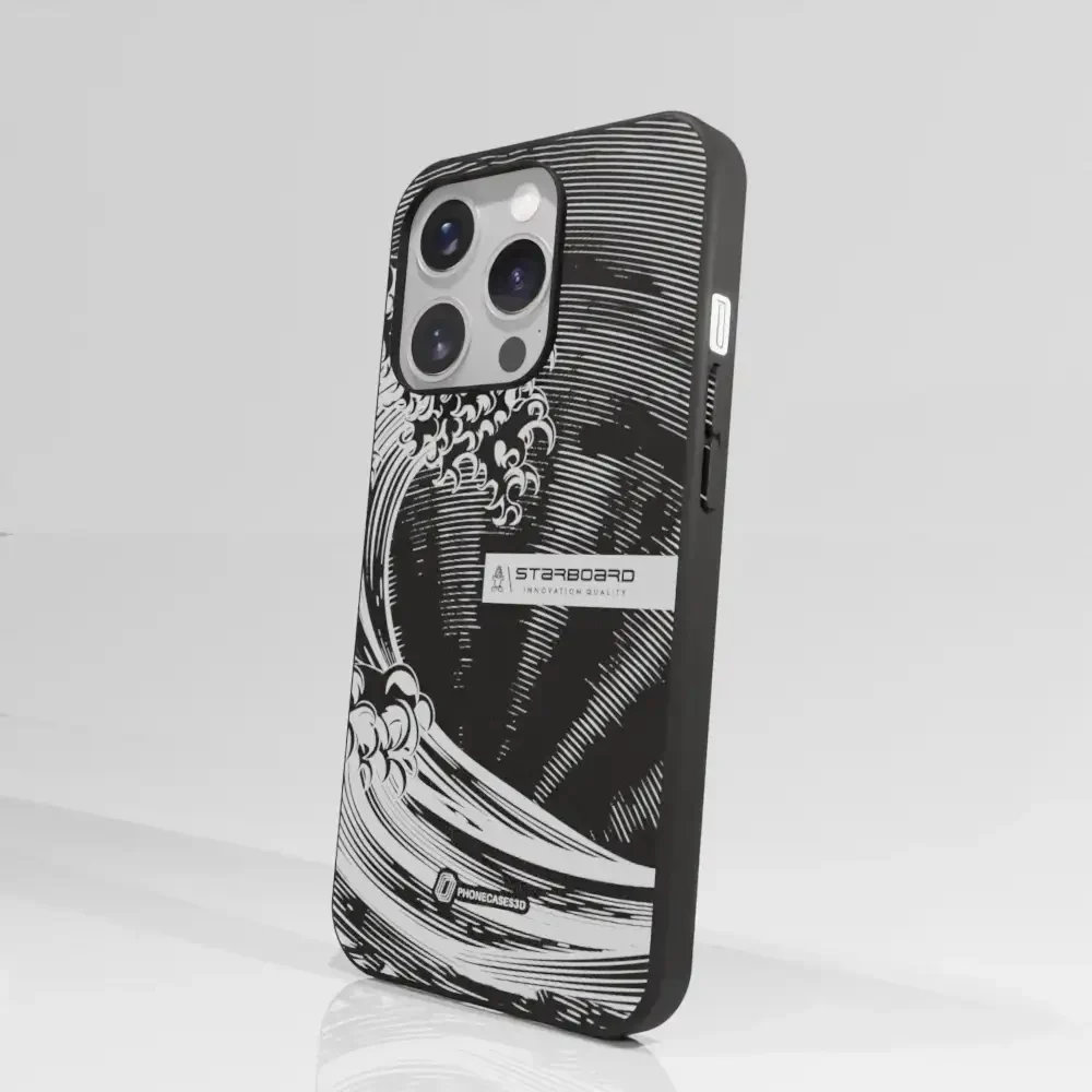 Starboard Official Compostable Phone Case white wave - Image 65
