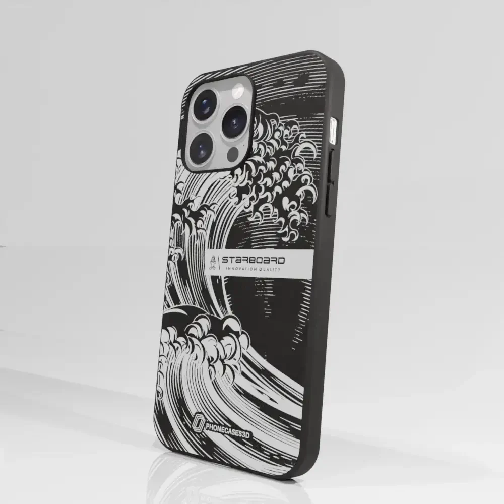 Starboard Official Compostable Phone Case white wave - Image 66