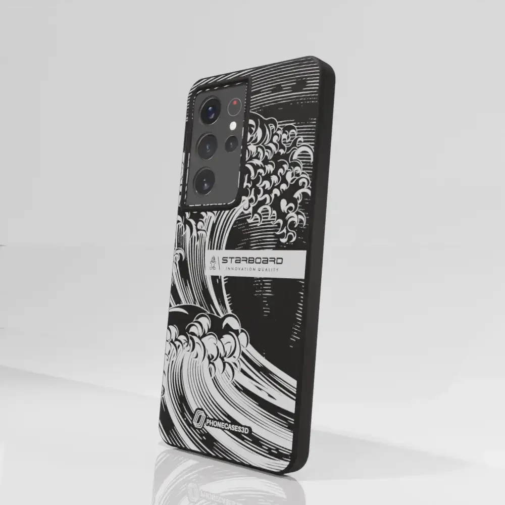 Starboard Official Compostable Phone Case white wave - Image 69