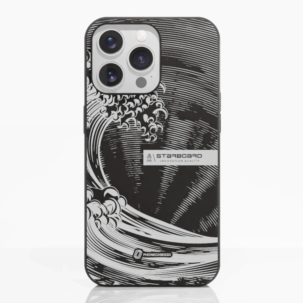 Starboard Official Compostable Phone Case white wave - Image 8