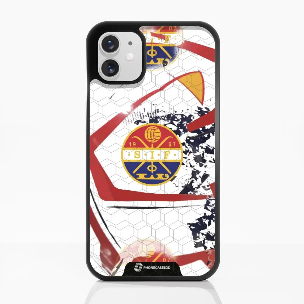 Strømsgodset Official 3D Phone Case Design Abstract football ball