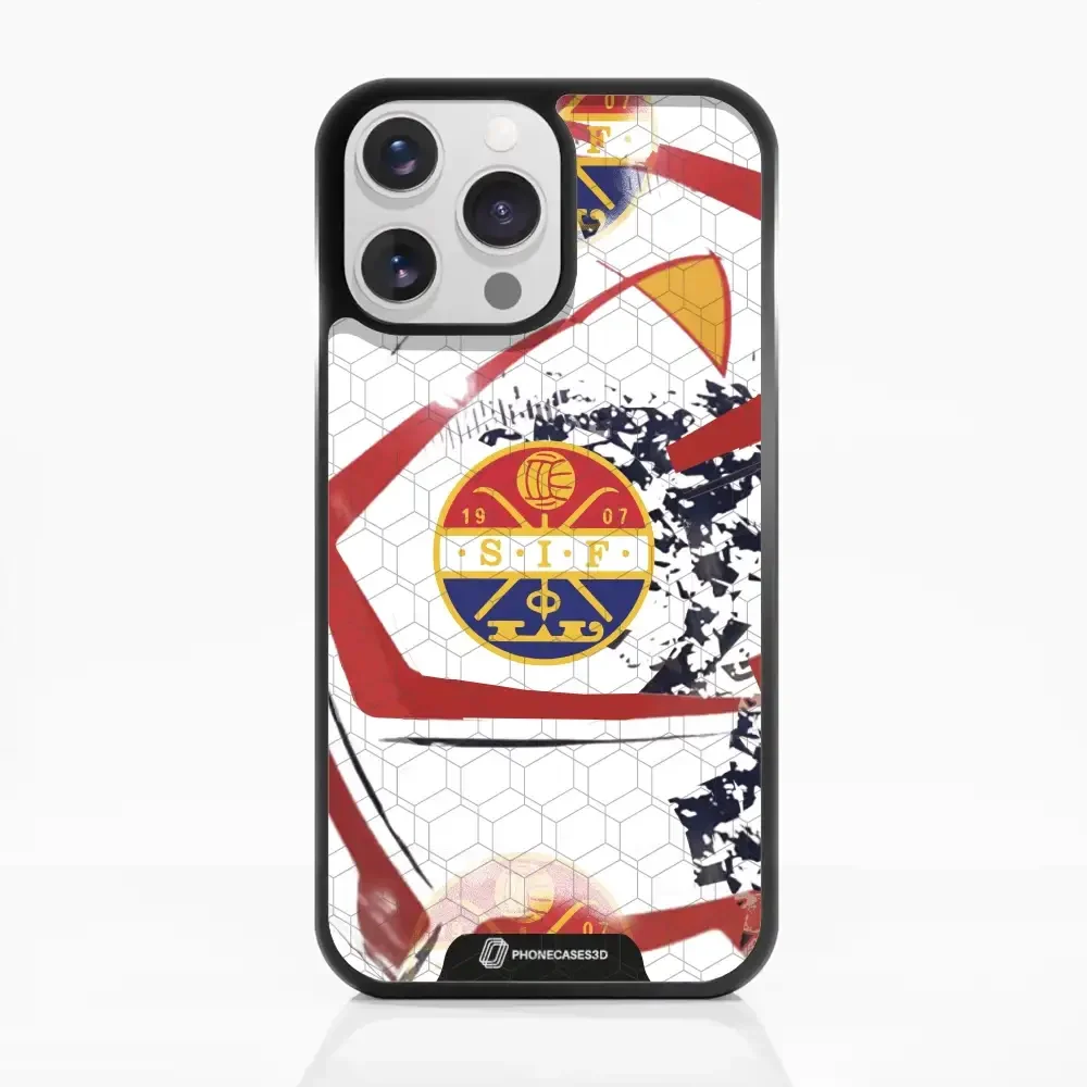 Strømsgodset Official 3D Phone Case Design Abstract football ball - Image 14