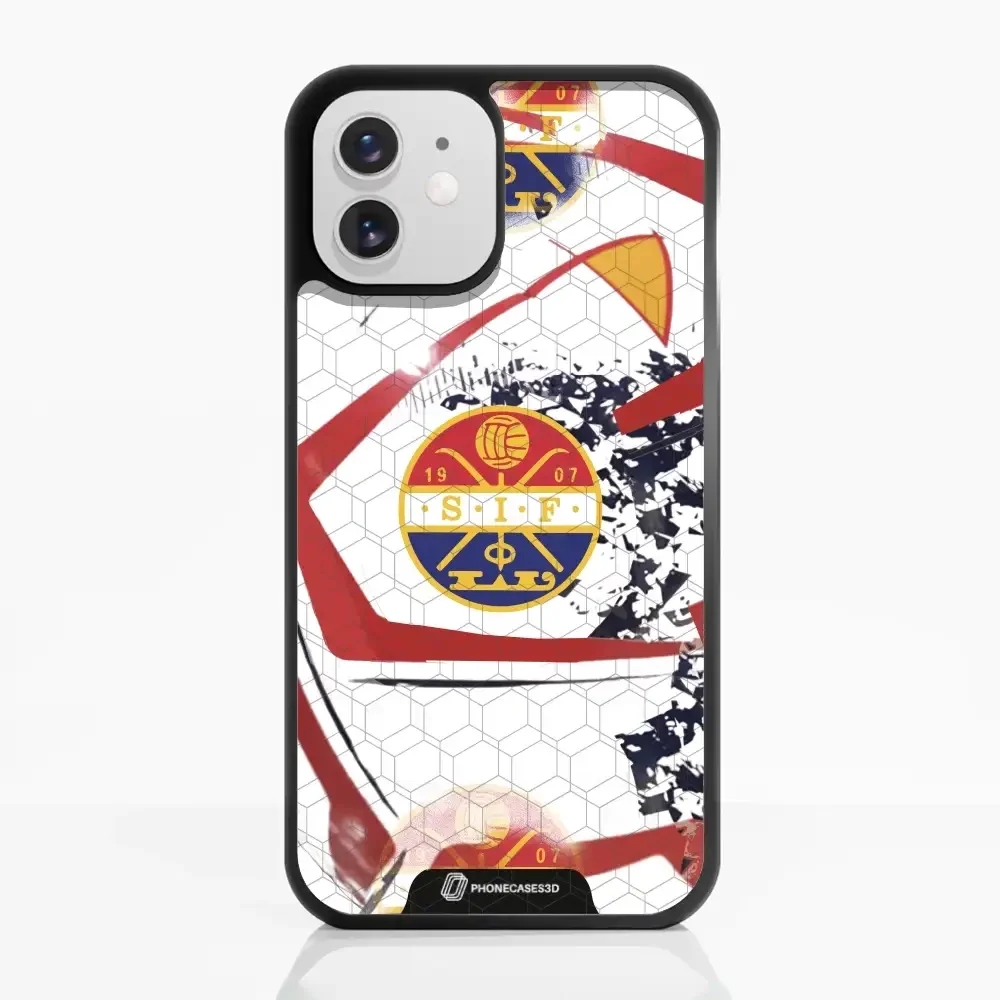 Strømsgodset Official 3D Phone Case Design Abstract football ball - Image 4