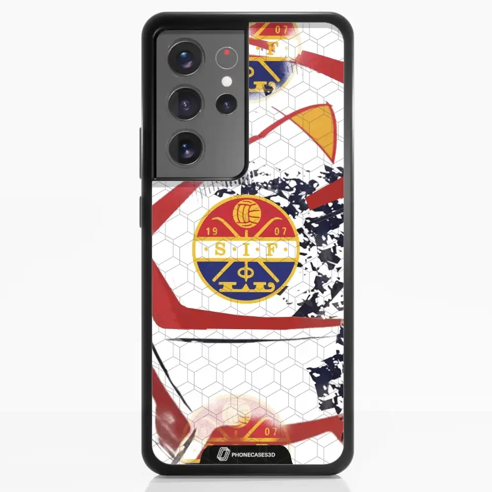 Strømsgodset Official 3D Phone Case Design Abstract football ball - Image 54