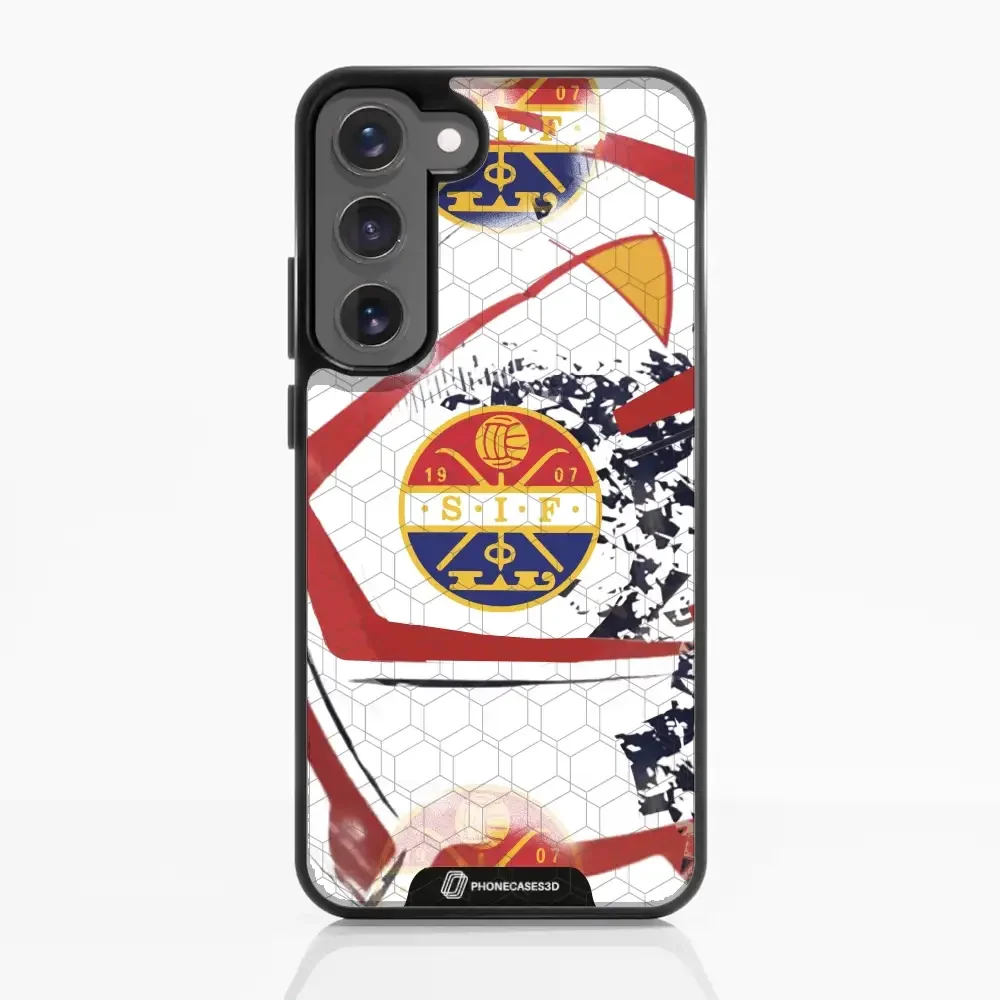 Strømsgodset Official 3D Phone Case Design Abstract football ball - Image 58