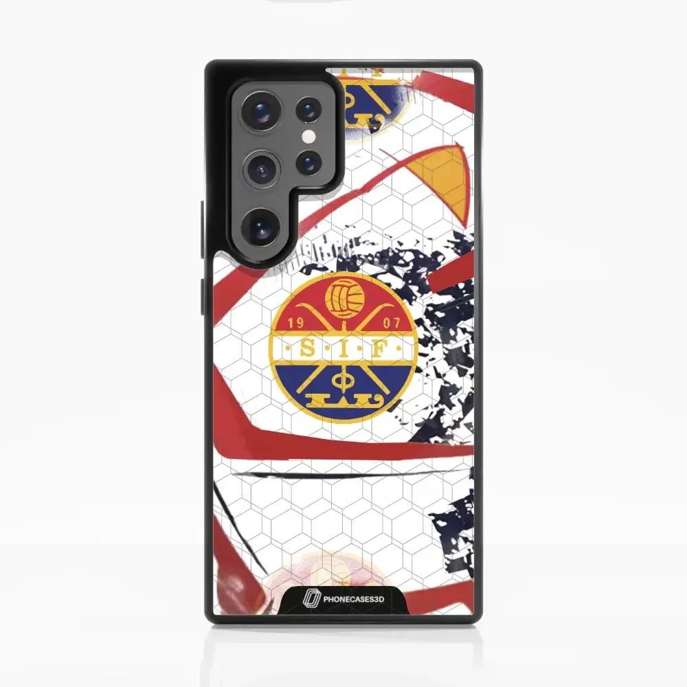 Strømsgodset Official 3D Phone Case Design Abstract football ball - Image 64