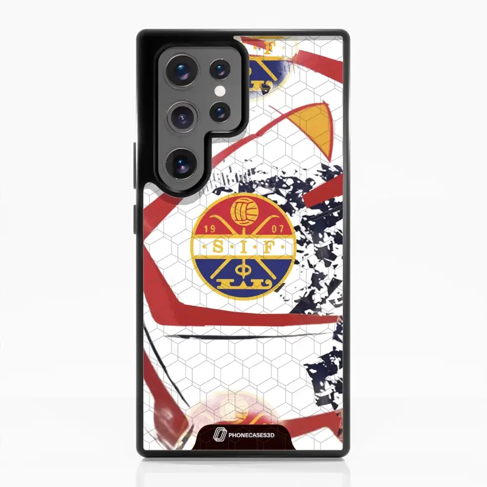 Strømsgodset Official 3D Phone Case Design Abstract football ball - Image 66
