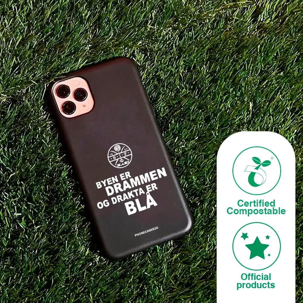 Strømsgodset Official Compostable Phone Case Design Fan Slogan - Image 48