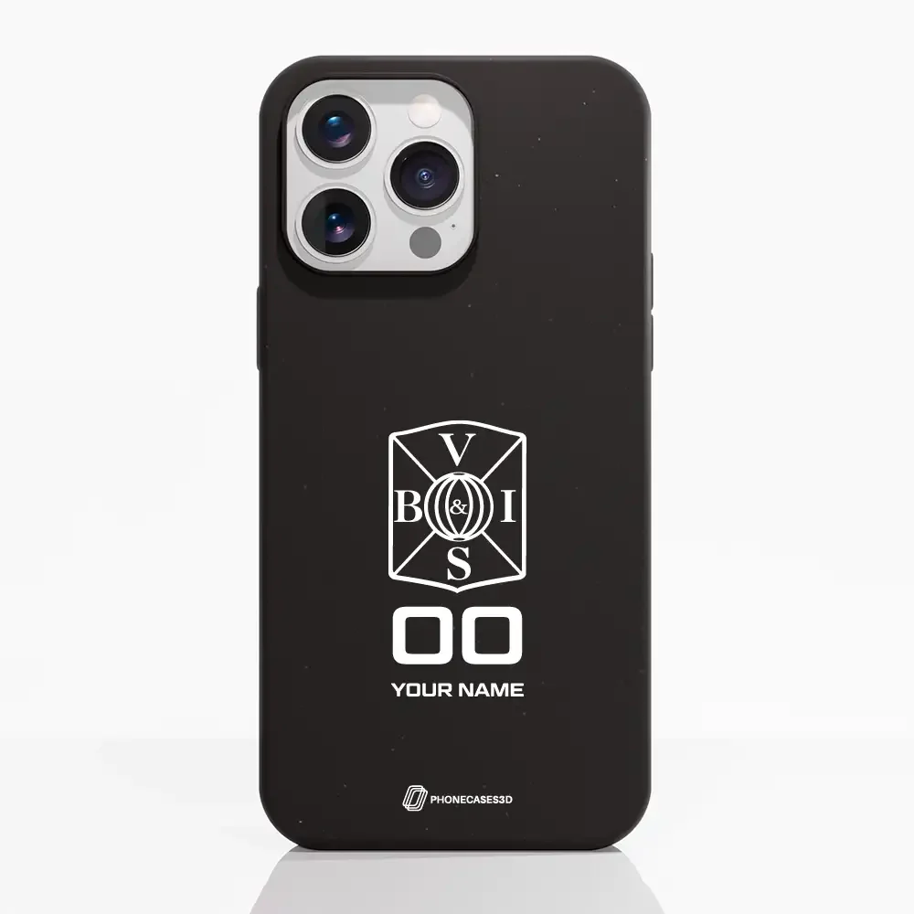 Varbergs BoIS FC Official Compostable Phone Case White shield - Image 21