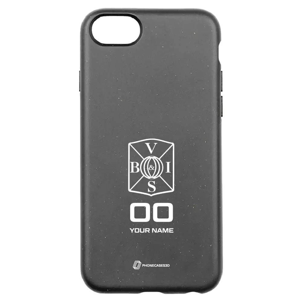 Varbergs BoIS FC Official Compostable Phone Case White shield - Image 24