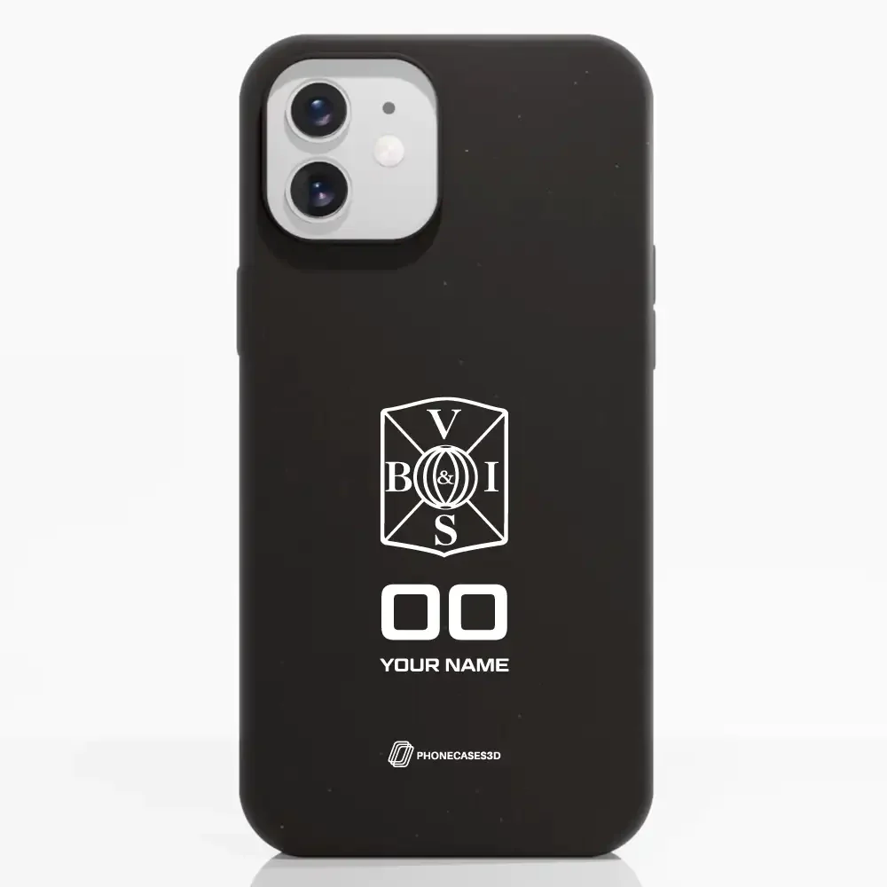 Varbergs BoIS FC Official Compostable Phone Case White shield - Image 3