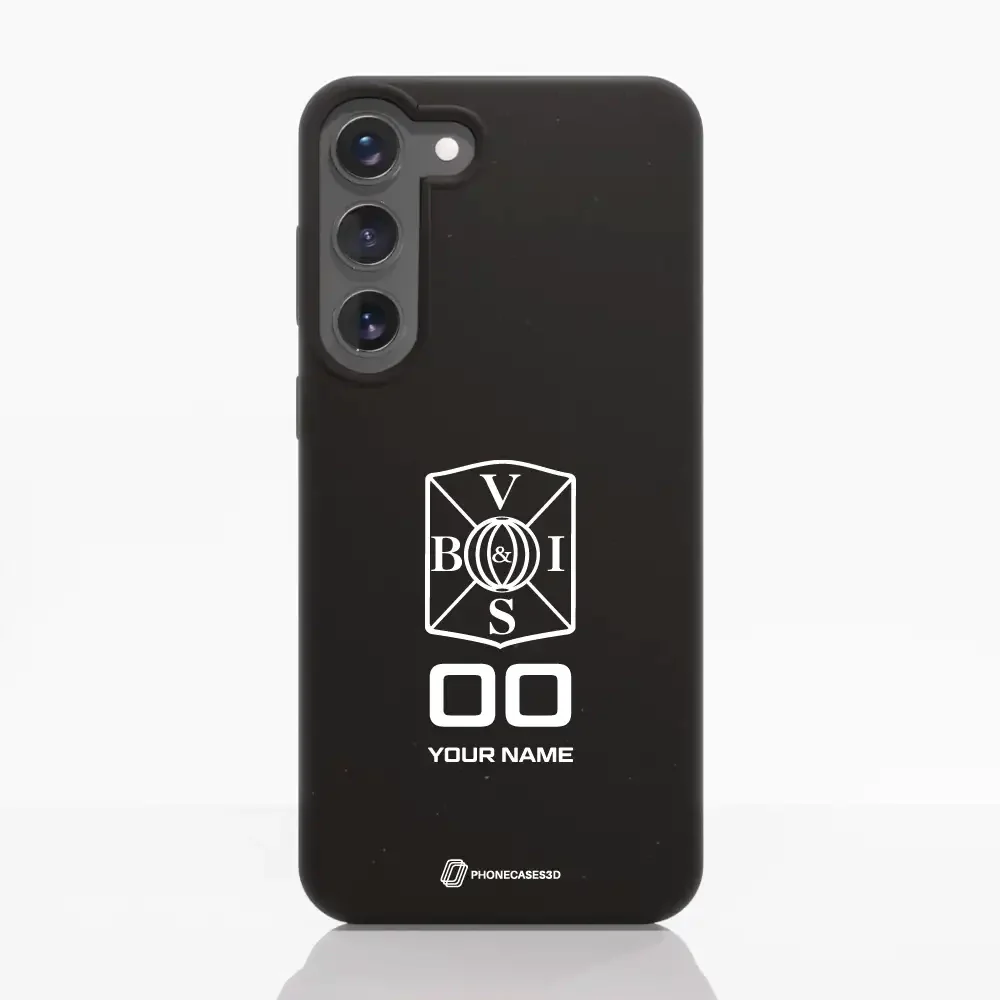 Varbergs BoIS FC Official Compostable Phone Case White shield - Image 36
