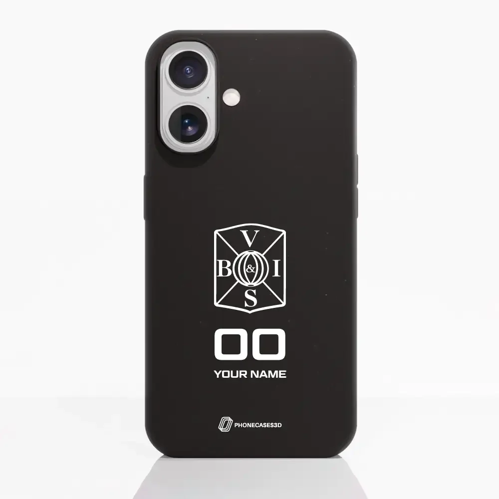 Varbergs BoIS FC Official Compostable Phone Case White shield - Image 44