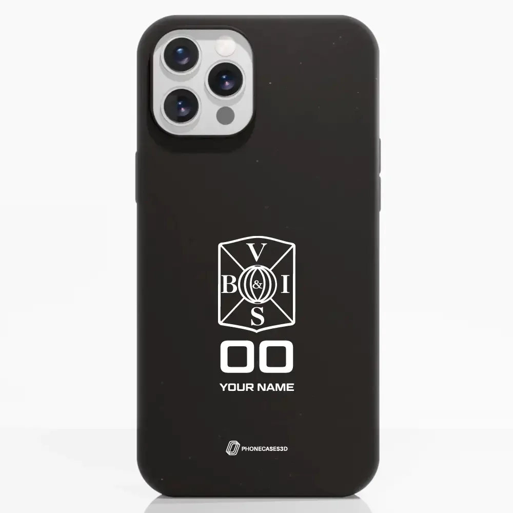 Varbergs BoIS FC Official Compostable Phone Case White shield - Image 5