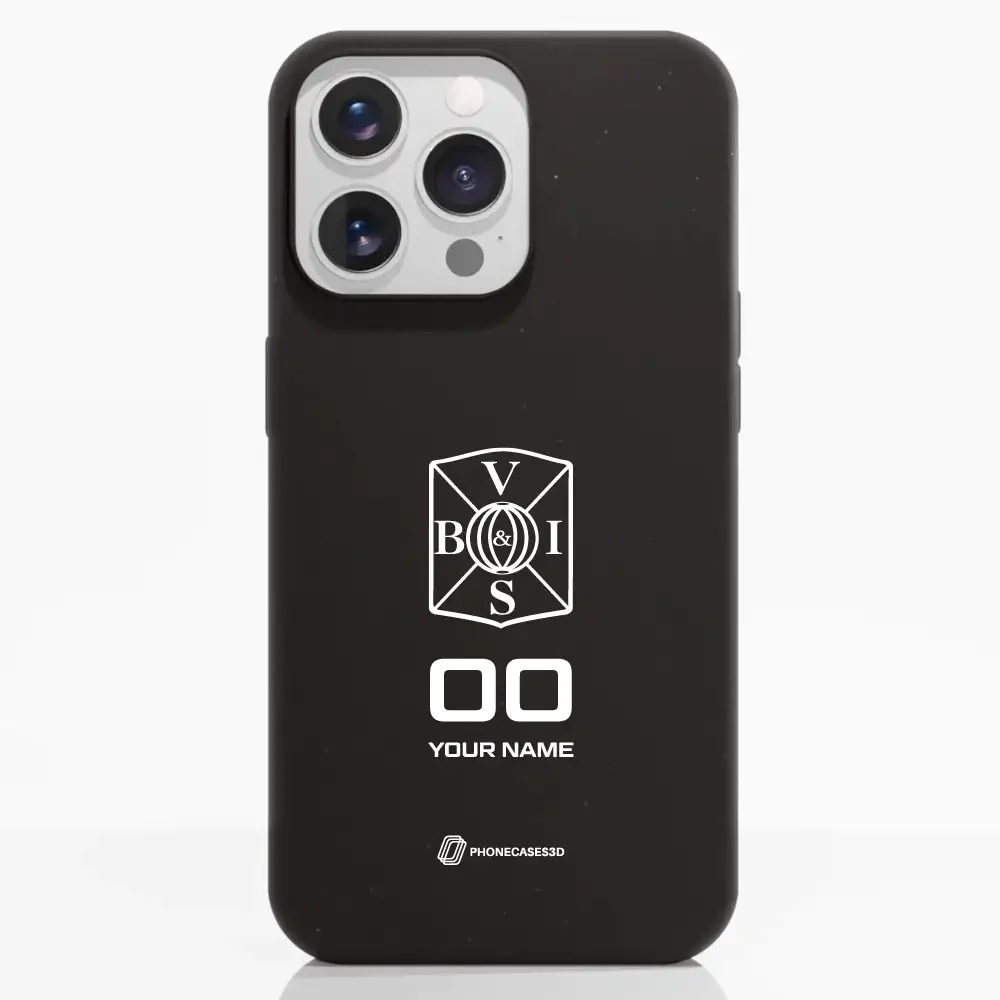 Varbergs BoIS FC Official Compostable Phone Case White shield - Image 7