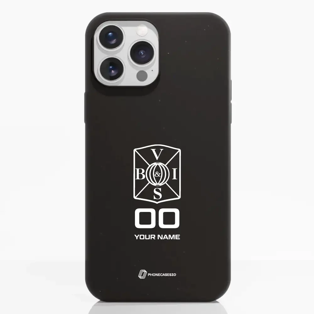 Varbergs BoIS FC Official Compostable Phone Case White shield - Image 8