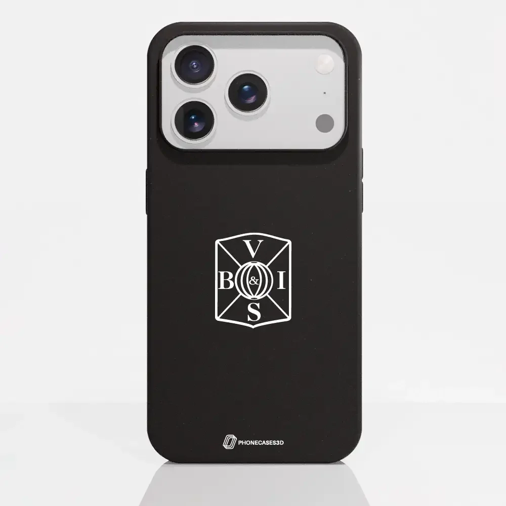 Varbergs BoIS FC Official Compostable Phone Case White shield - Image 48