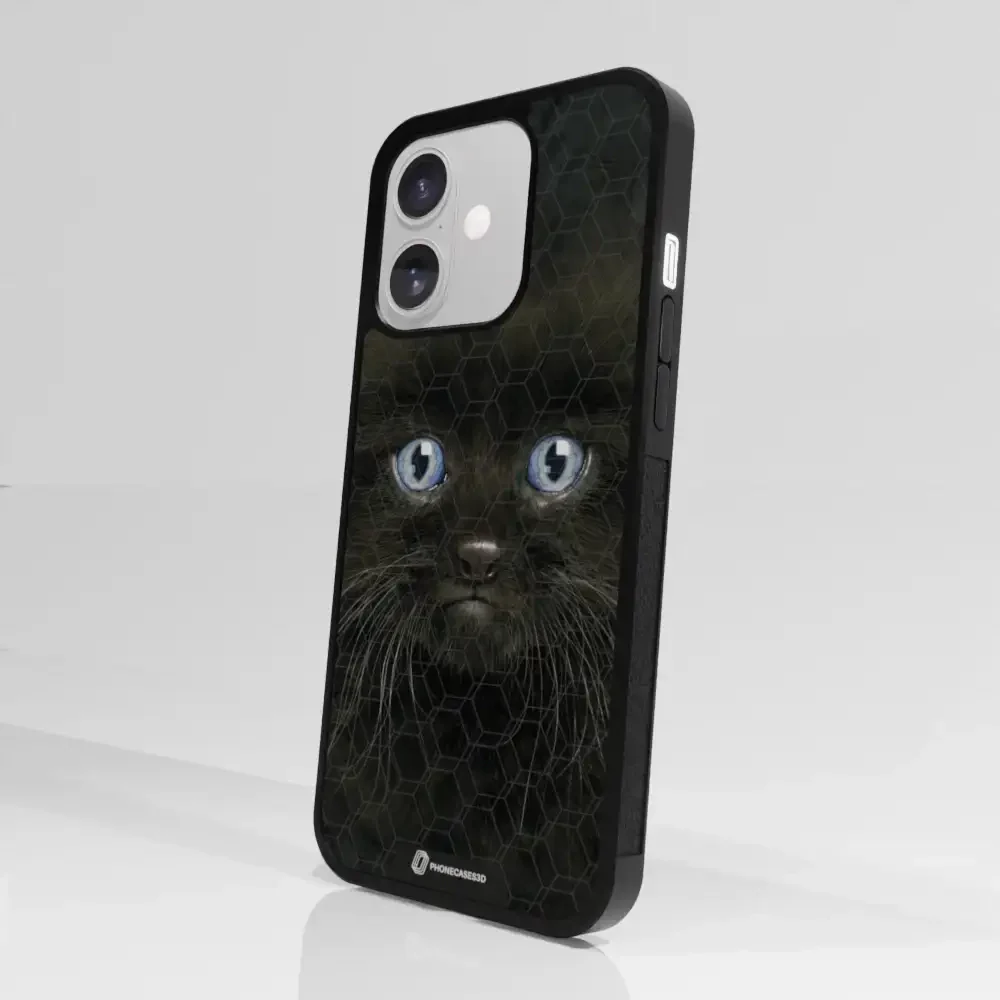Vincent Hie Official 3D Phone Case Design Black Kitten - Image 101