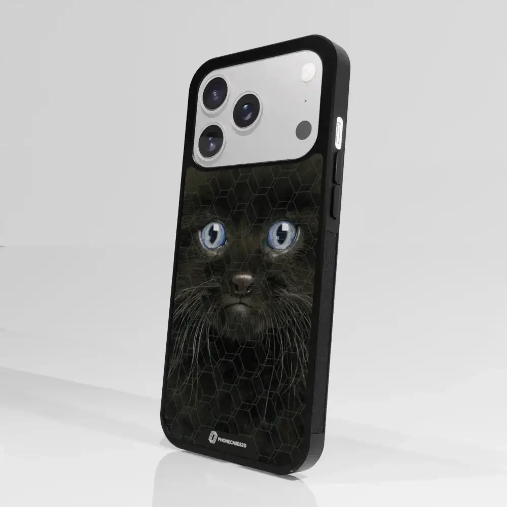 Vincent Hie Official 3D Phone Case Design Black Kitten - Image 102