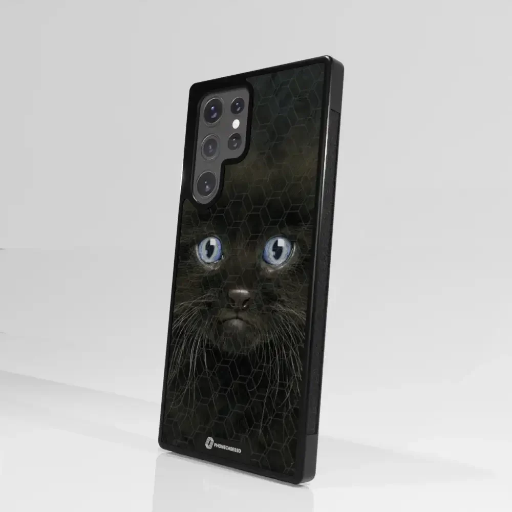 Vincent Hie Official 3D Phone Case Design Black Kitten - Image 108