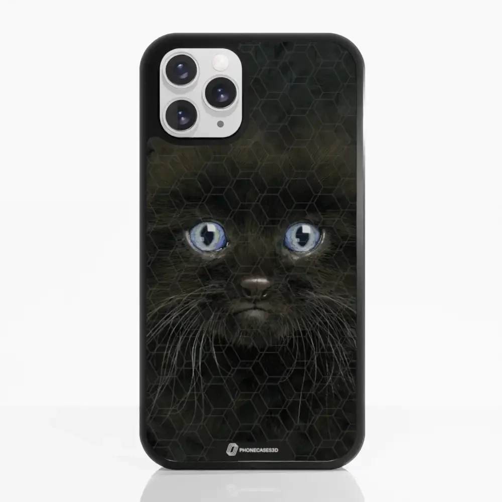 Vincent Hie Official 3D Phone Case Design Black Kitten - Image 2