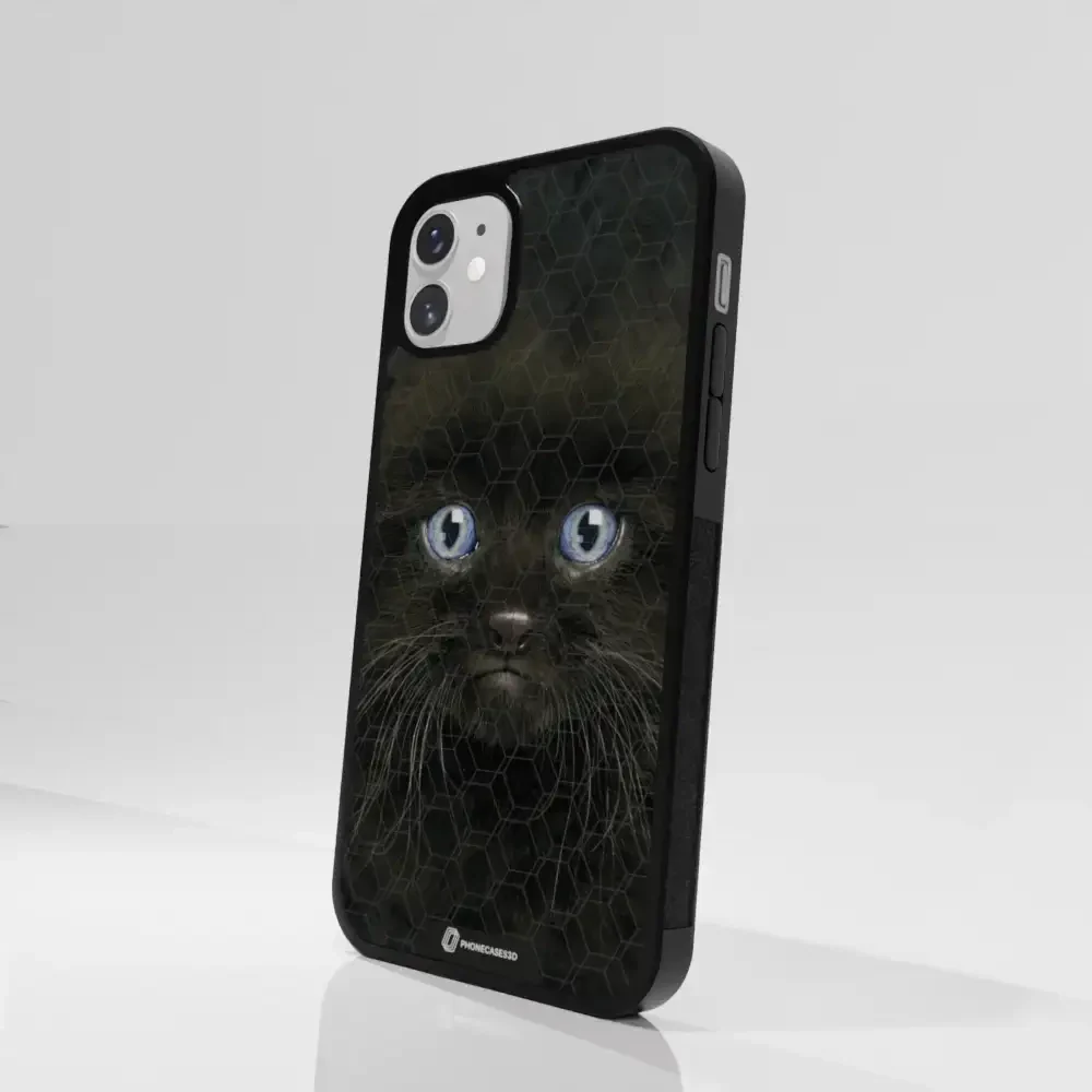 Vincent Hie Official 3D Phone Case Design Black Kitten - Image 77