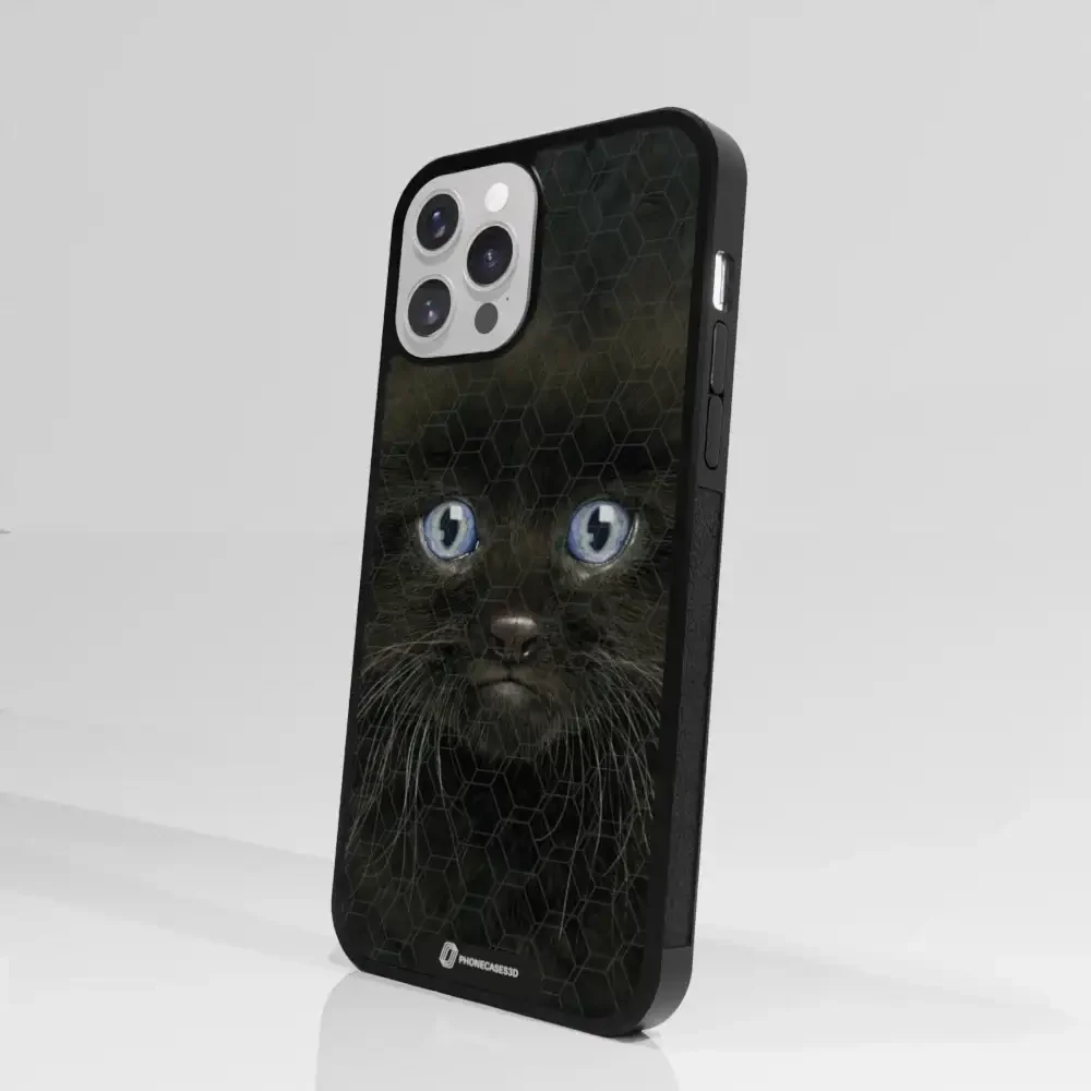 Vincent Hie Official 3D Phone Case Design Black Kitten - Image 83