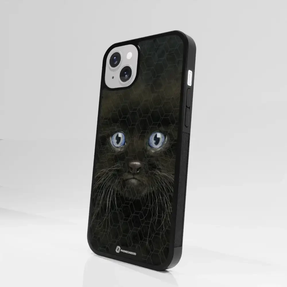 Vincent Hie Official 3D Phone Case Design Black Kitten - Image 89