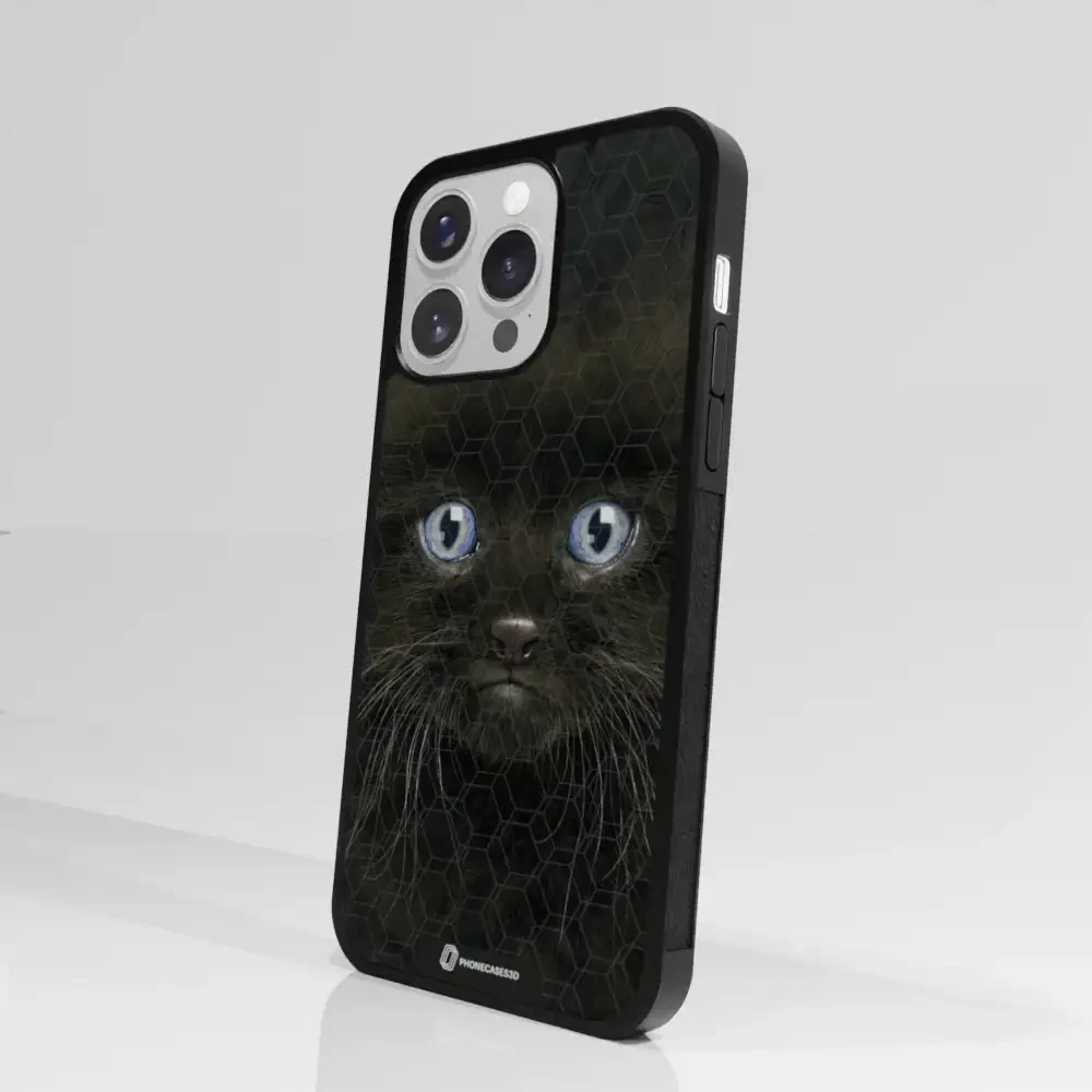 Vincent Hie Official 3D Phone Case Design Black Kitten - Image 95
