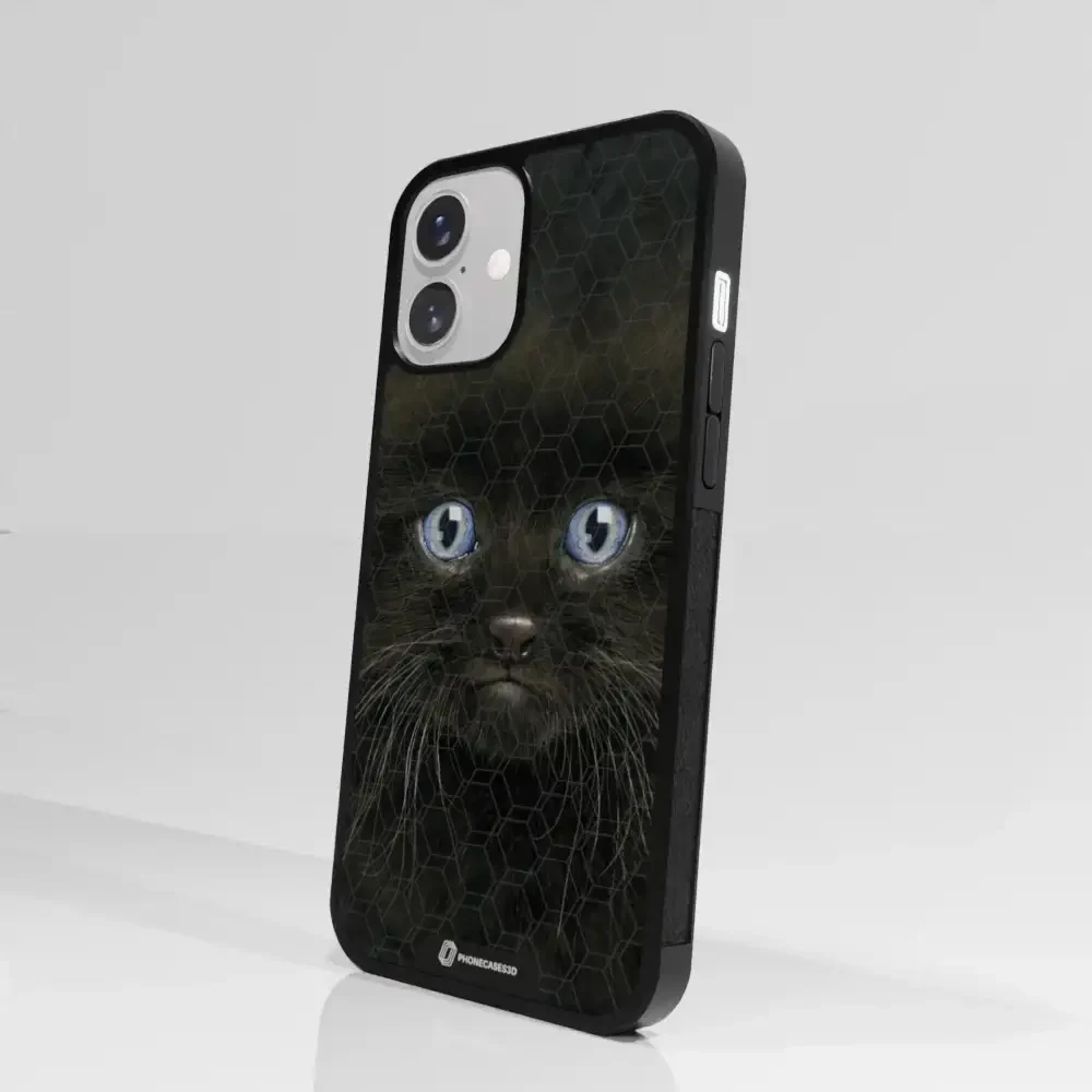 Vincent Hie Official 3D Phone Case Design Black Kitten - Image 98