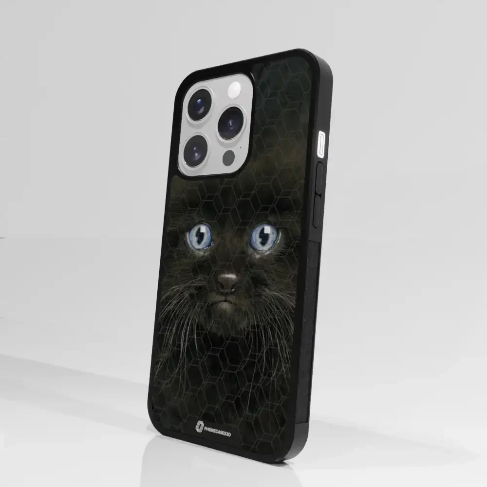 Vincent Hie Official 3D Phone Case Design Black Kitten - Image 99