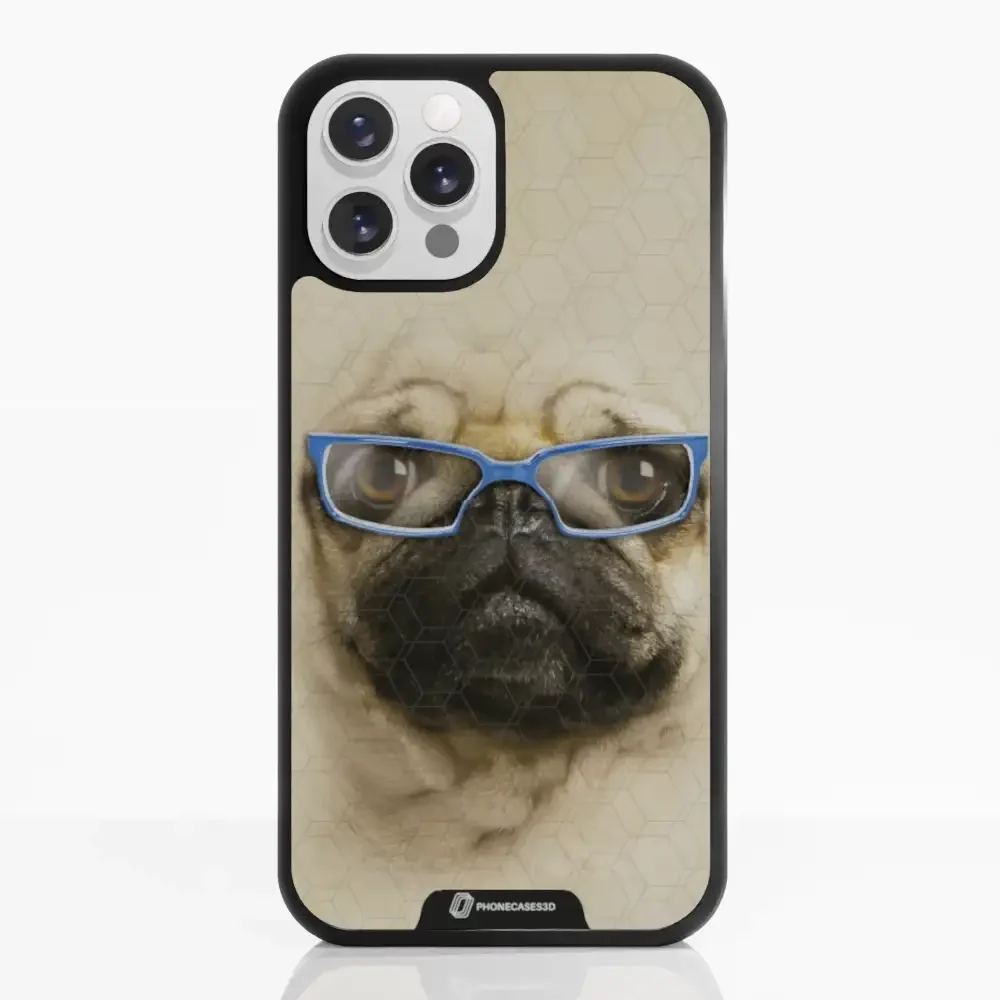 Vincent Hie Official 3D Phone Case Design Pug Glasses - Image 6