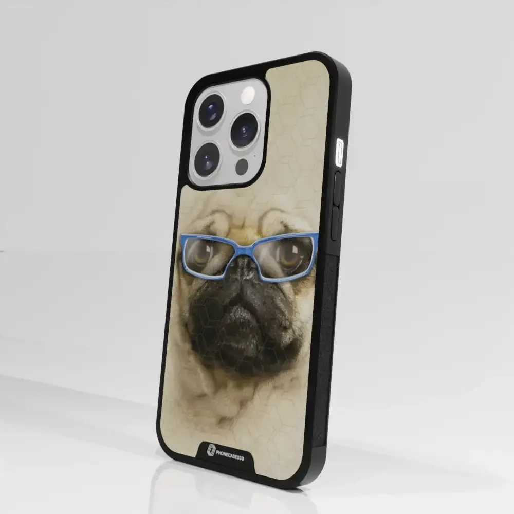 Vincent Hie Official 3D Phone Case Design Pug Glasses - Image 94
