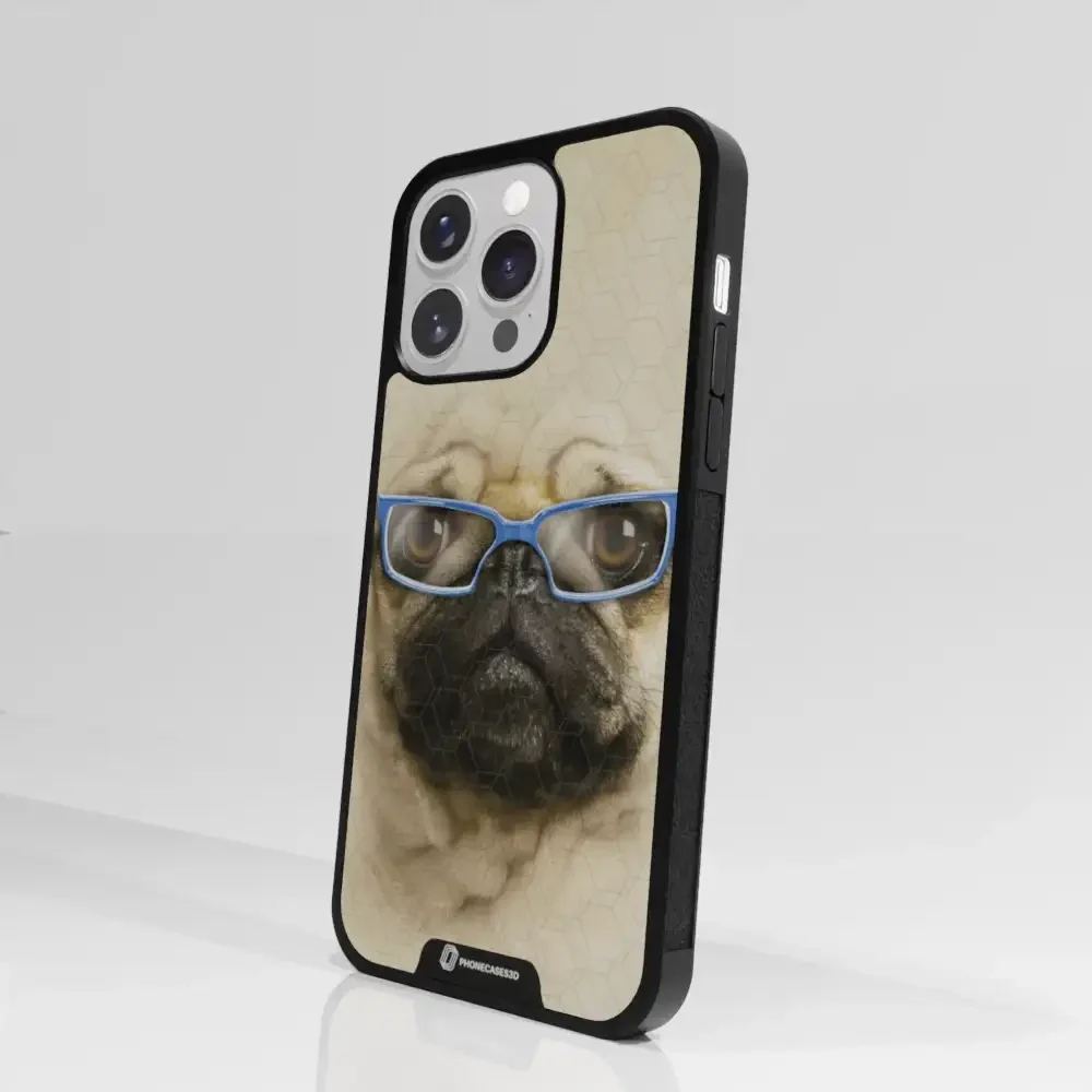Vincent Hie Official 3D Phone Case Design Pug Glasses - Image 95